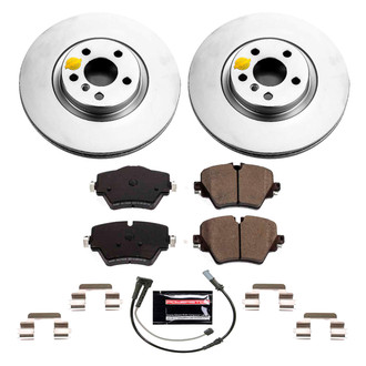 PowerStop® - Z17 Evolution Geomet® Plain Front Brake Kit