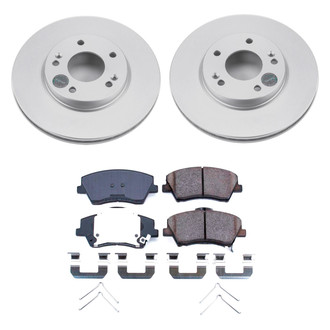 PowerStop® - Z17 Evolution Geomet® Plain Front Brake Kit