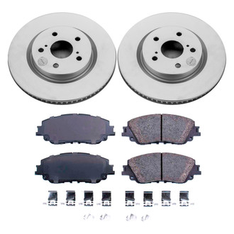 PowerStop® - Z17 Evolution Geomet® Plain Front Brake Kit