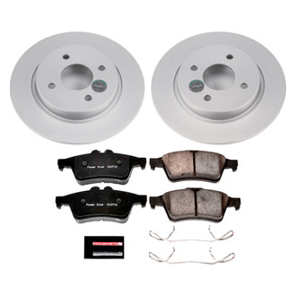 PowerStop® - Z17 Evolution Geomet® Plain Rear Brake Kit