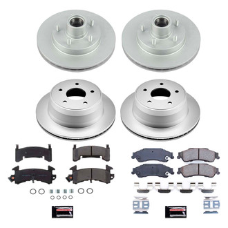 PowerStop® - Z17 Evolution Geomet® Plain Front and Rear Brake Kit