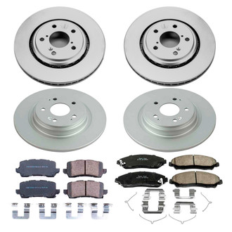 PowerStop® - Z17 Evolution Geomet® Plain Brake Kit