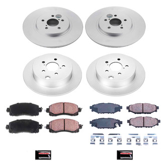 PowerStop® - Z17 Evolution Geomet® Plain Front and Rear Brake Kit
