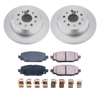 PowerStop® - Z17 Evolution Geomet® Plain Rear Brake Kit