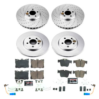 PowerStop® - Z17 Evolution Geomet® Plain Front and Rear Brake Kit