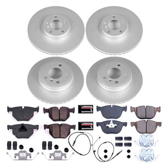 PowerStop® - Z17 Evolution Geomet® Plain Front and Rear Brake Kit
