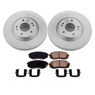 PowerStop® - Z17 Evolution Geomet® Plain Front Brake Kit