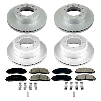 PowerStop® - Z17 Evolution Geomet® Plain Front and Rear Brake Kit