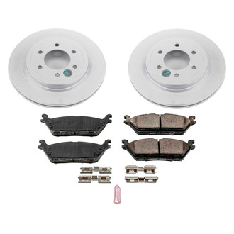 PowerStop® - Z17 Evolution Geomet® Plain Rear Brake Kit