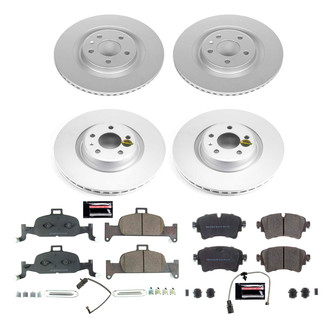 PowerStop® - Z17 Evolution Geomet® Plain Front and Rear Brake Kit