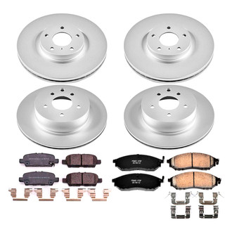 PowerStop® - Z17 Evolution Geomet® Plain Brake Kit