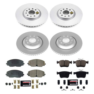 PowerStop® - Z17 Evolution Geomet® Plain Front and Rear Brake Kit