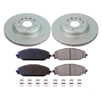 PowerStop® - Z17 Evolution Geomet® Plain Front Brake Kit