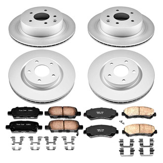PowerStop® - Z17 Evolution Geomet® Plain Brake Kit