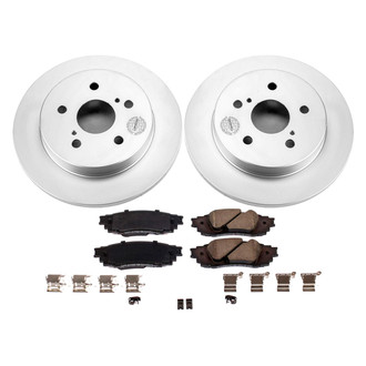 PowerStop® - Z17 Evolution Geomet® Plain Rear Brake Kit