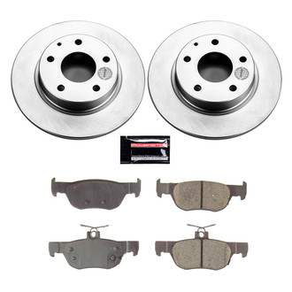 PowerStop® - Z17 Evolution Geomet® Plain Rear Brake Kit