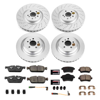 PowerStop® - Z17 Evolution Geomet® Plain Front and Rear Brake Kit