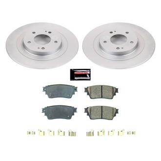PowerStop® - Z17 Evolution Geomet® Plain Rear Brake Kit