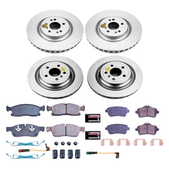 PowerStop® - Z17 Evolution Geomet® Plain Front and Rear Brake Kit