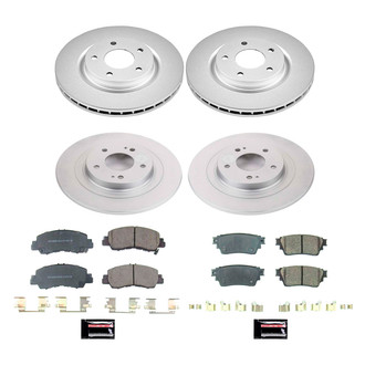 PowerStop® - Z17 Evolution Geomet® Plain Brake Kit