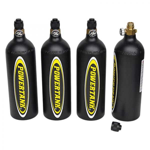 Power Tank® - 4 Pieces 20 oz. Matte Black Extra CO2 Bottles