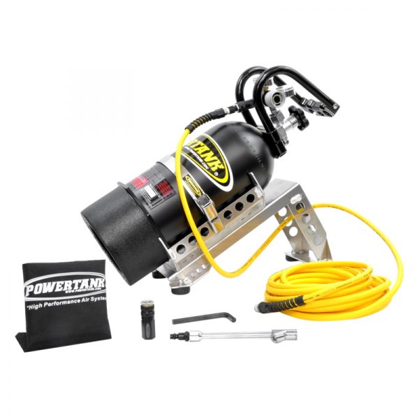 Power Tank® - 10 lb Team Yellow CO2 Tank Floor Bracket Package A Portable Air System