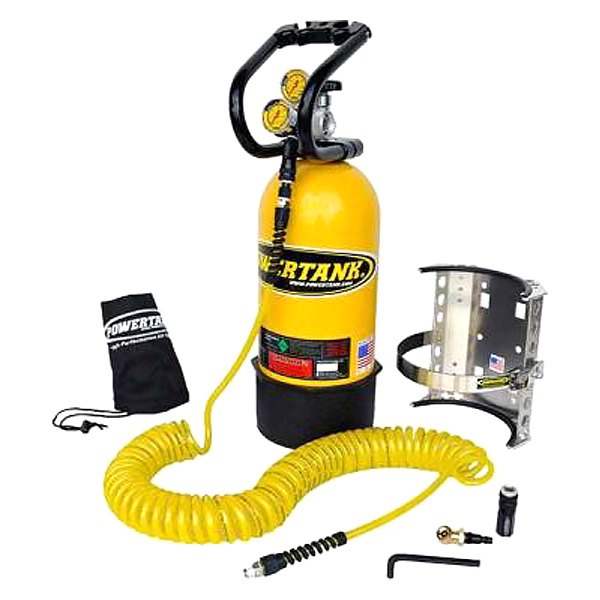 Power Tank® - 10 lb Team Yellow CO2 Tank Portable Air System with Roll Bar Clamps
