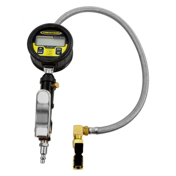 Power Tank® - Racer Series™ 0 to 100 psi Digital Tire Inflator with Steel Braided Hose Clip On Chuck Power Tank
