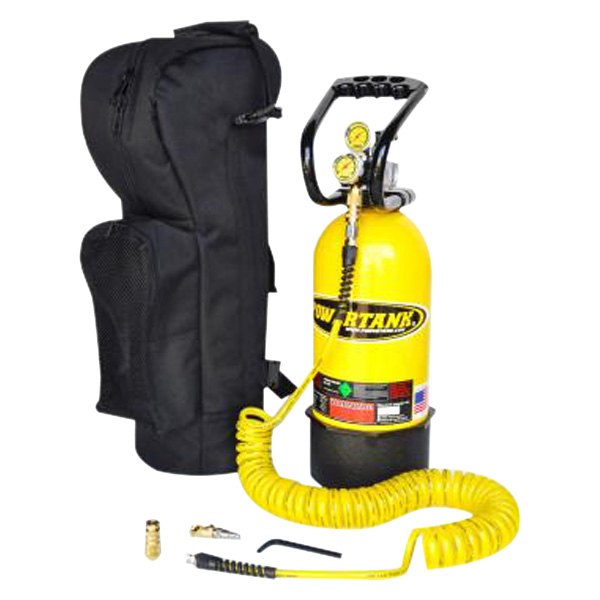 Power Tank® - 10 lb Team Yellow CO2 Tank Track Pack Portable Air System with Roll Bar Clamps