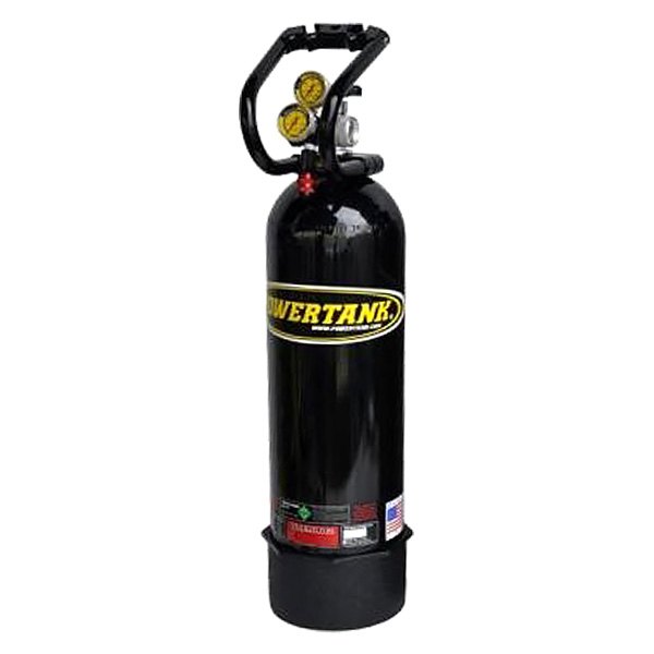 Power Tank® - 15 lb Gloss Black CO2 Tank Track Pack Portable Air System with Roll Bar Clamps