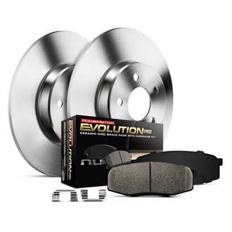 PowerStop® - 1-Click Autospecialty OE Replacement Plain Rear Brake Kit