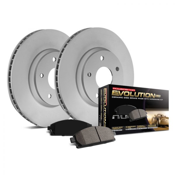  PowerStop® - Z17 Evolution Geomet® Plain Front Brake Kit