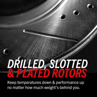 Drilled, Slotted and Plated Rotors