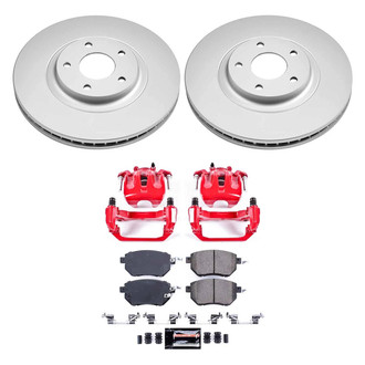 PowerStop® - Z23 Evolution Sport Plain Front Brake Kit with Calipers