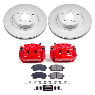 PowerStop® - Z23 Evolution Sport Plain Front Brake Kit with Calipers