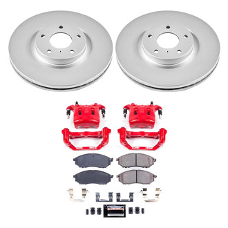 PowerStop® - Z23 Evolution Sport Plain Front Brake Kit with Calipers