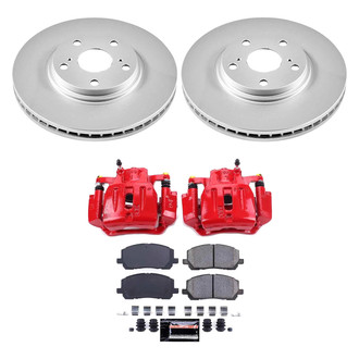 PowerStop® - Z23 Evolution Sport Plain Front Brake Kit with Calipers