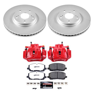 PowerStop® - Z36 Extreme Plain Front Brake Kit with Calipers