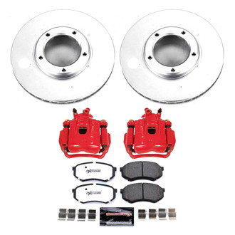 PowerStop® - Z36 Extreme Plain Front Brake Kit with Calipers