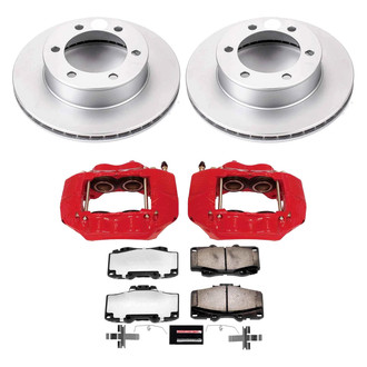 PowerStop® - Z36 Extreme Plain Front Brake Kit with Calipers