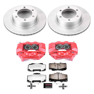 PowerStop® - Z36 Extreme Plain Front Brake Kit with Calipers