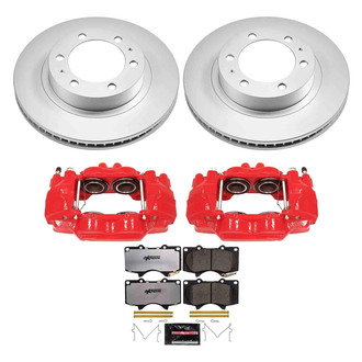 PowerStop® - Z36 Extreme Plain Front Brake Kit with Calipers