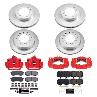 PowerStop® - Z23 Evolution Sport Plain Front and Rear Brake Kit with Calipers
