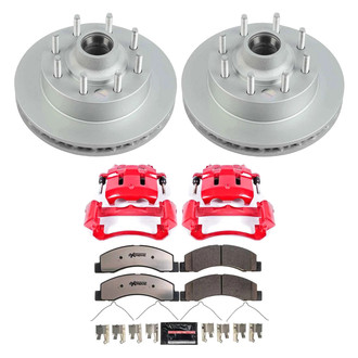 PowerStop® - Z36 Extreme Plain Front Brake Kit with Calipers