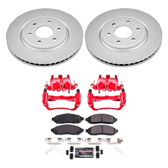 PowerStop® - Z23 Evolution Sport Plain Front Brake Kit with Calipers