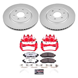 PowerStop® - Z36 Extreme Plain Front Brake Kit with Calipers
