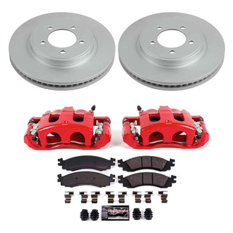 PowerStop® - Z23 Evolution Sport Plain Front Brake Kit with Calipers