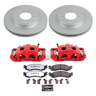 PowerStop® - Z36 Extreme Plain Front Brake Kit with Calipers