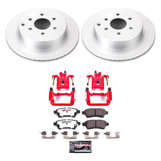 PowerStop® - Z36 Extreme Plain Rear Brake Kit with Calipers