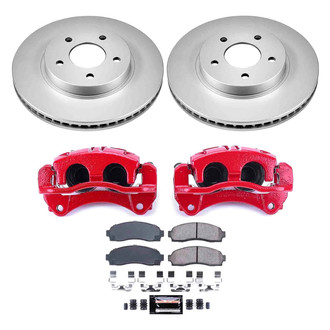 PowerStop® - Z23 Evolution Sport Plain Front Brake Kit with Calipers